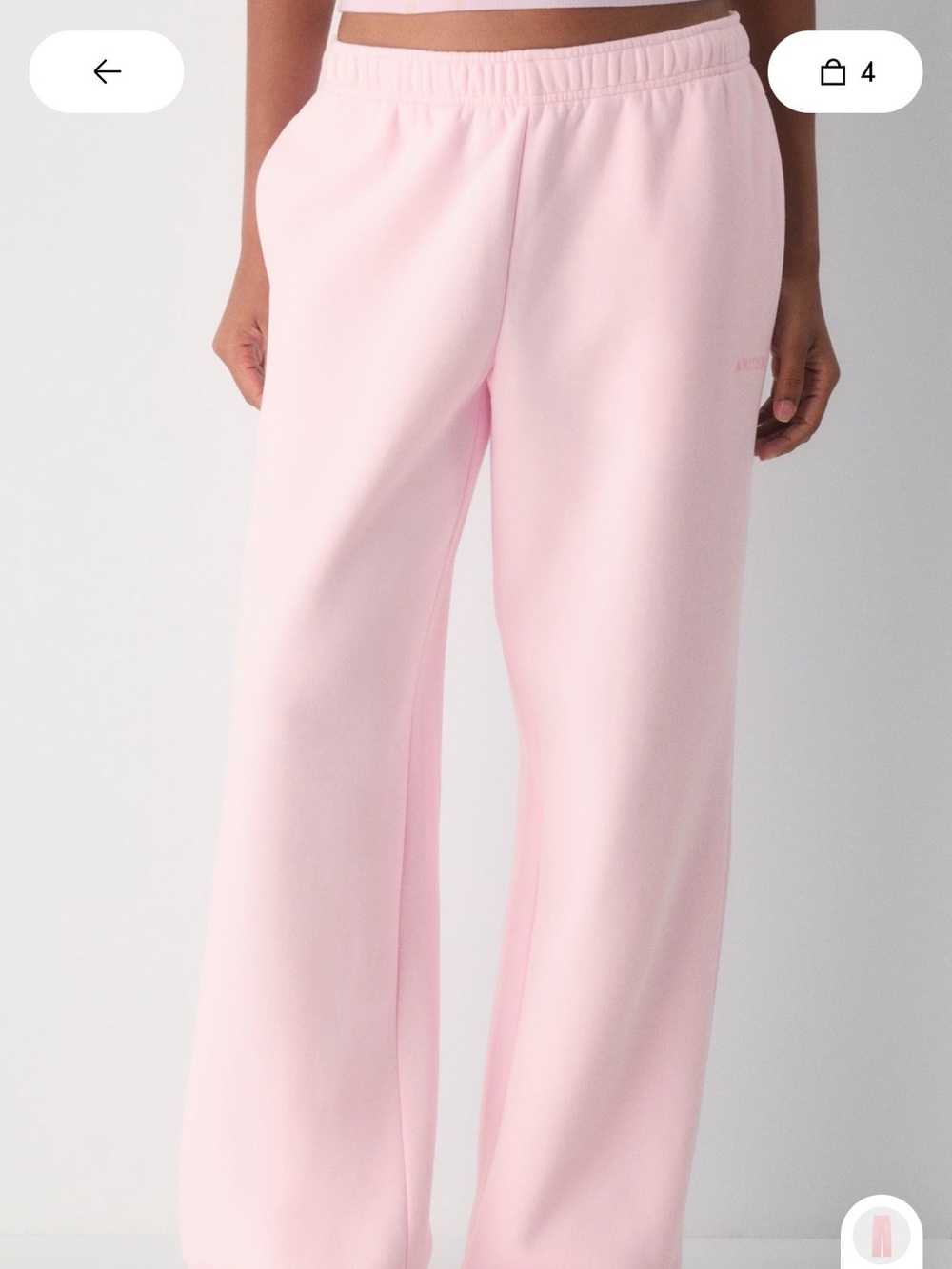 Aritzia Sweatpants – Light Pink - Picture 2 of 12